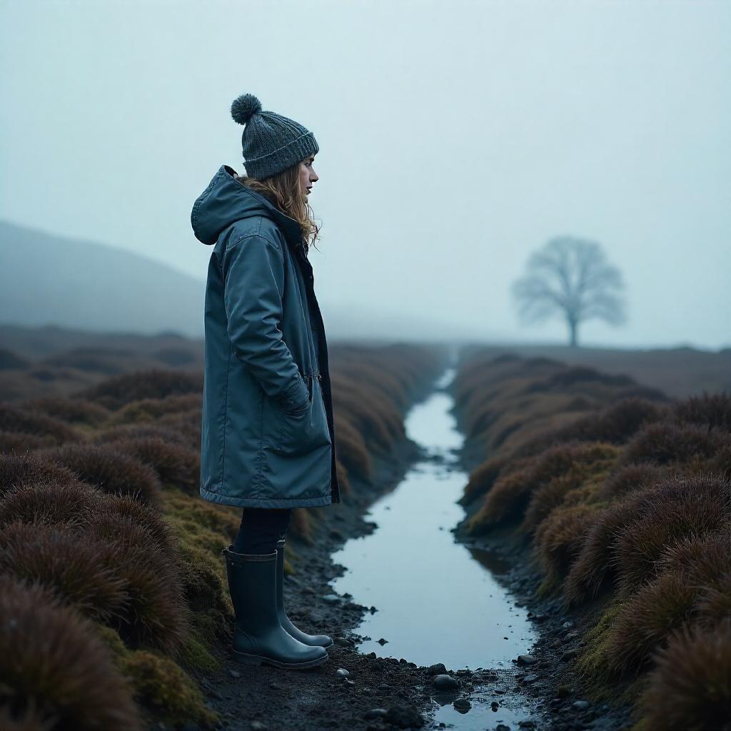 Child on a Foggy Moor