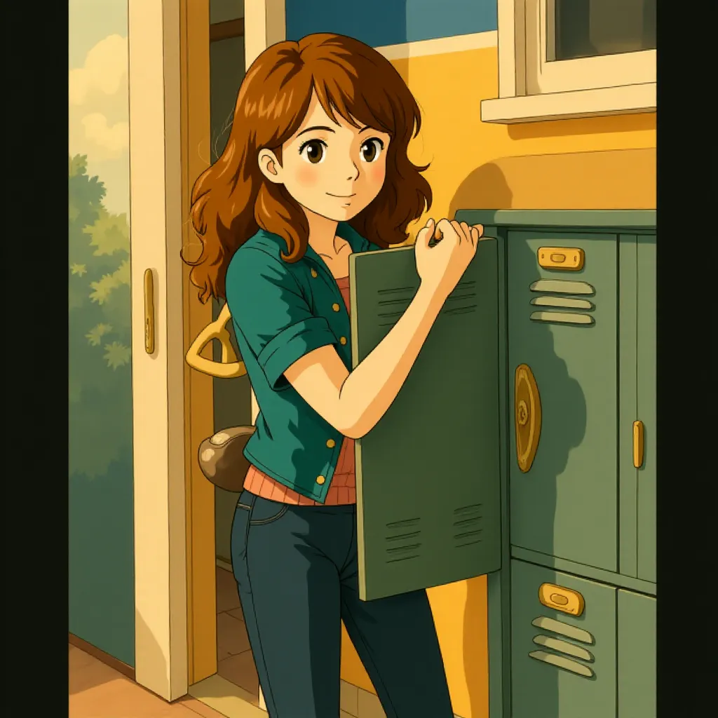 Emma Stone in Easy A (2010) - Anime style