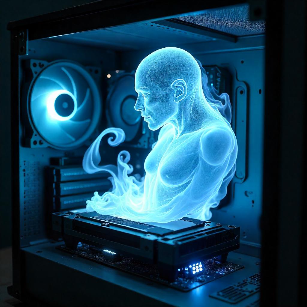 Photorealistic Wraith Inside a Computer