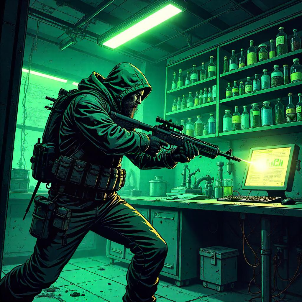 Hunter in the Lab: A Comic Book Showdown
