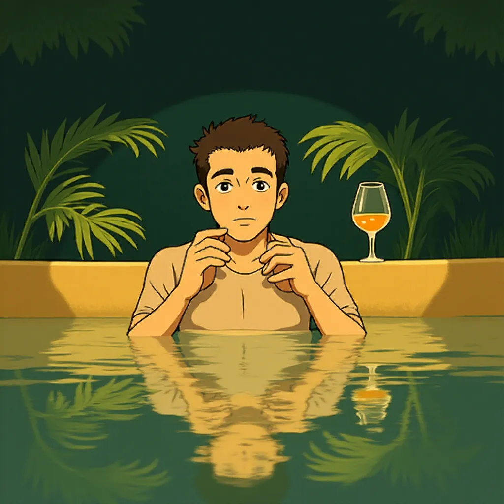 Channing Tatum in Blink Twice (2024) - Anime style