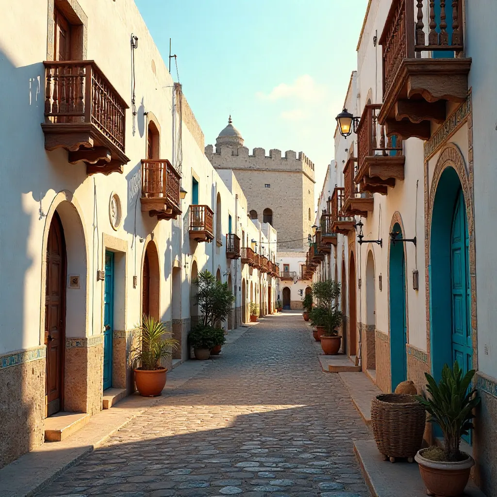 Historic Streets of El Jadida: Classic Architecture
