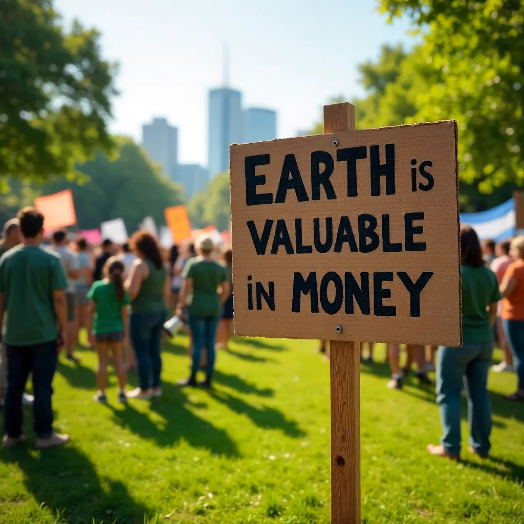 Earth Over Money at the Climate March