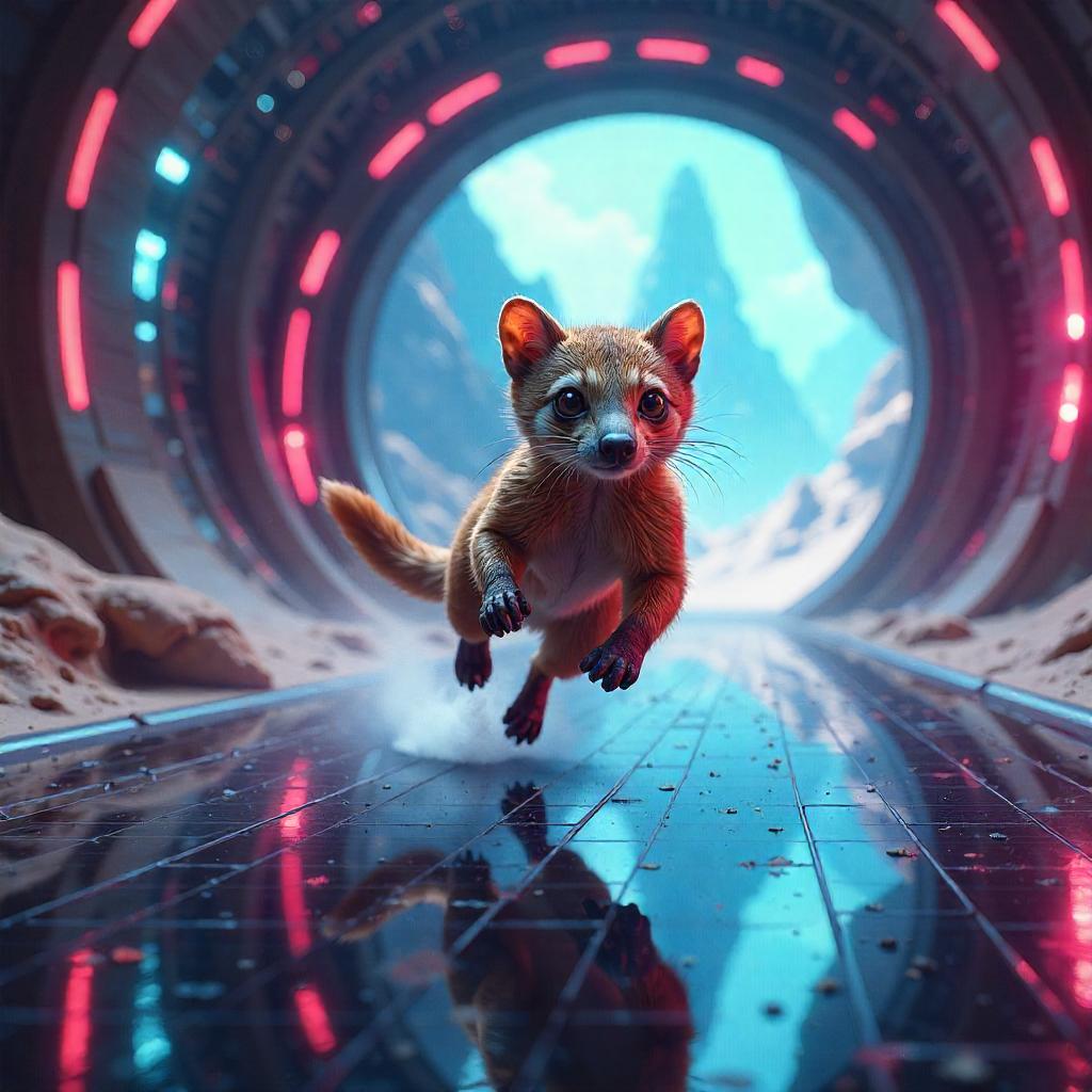 Mongoose in a Shifting Holodeck Concept Art
