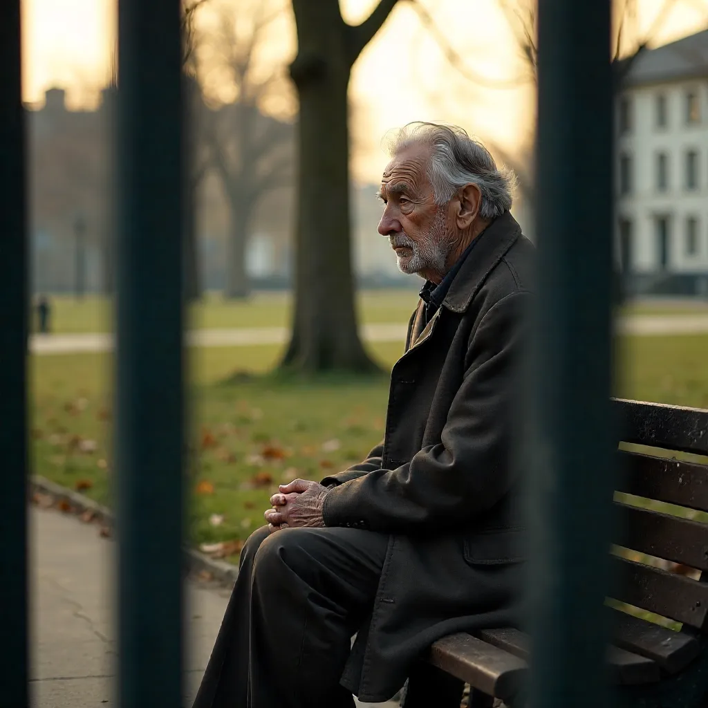 Contemplation Behind the Iron Bars
