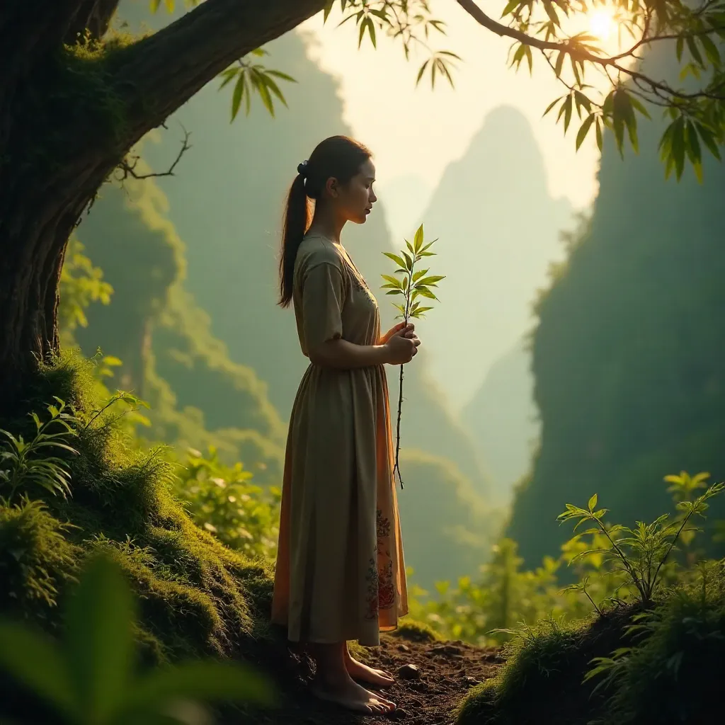 Peaceful forest moment in Hà Giang, Vietnam