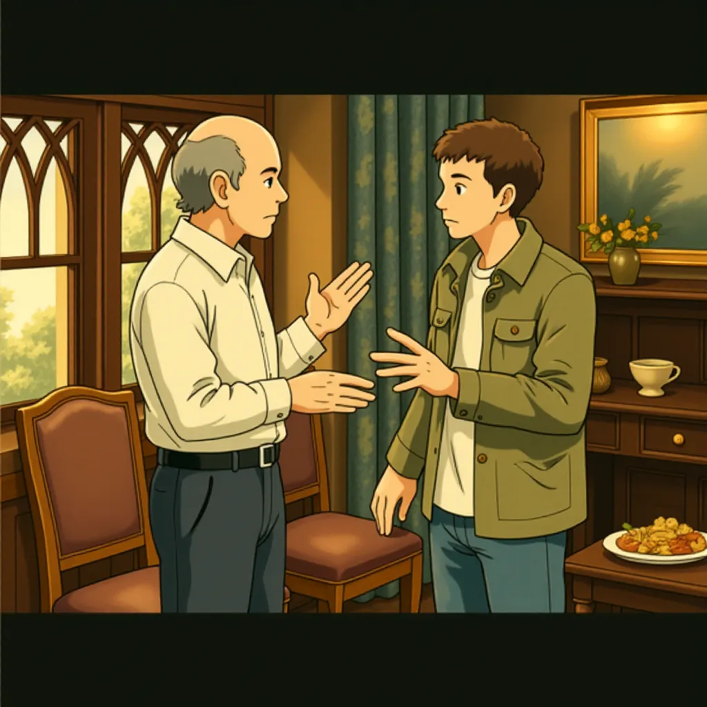 Craig T. Nelson and Ryan Reynolds in The Proposal (2009) - Anime style