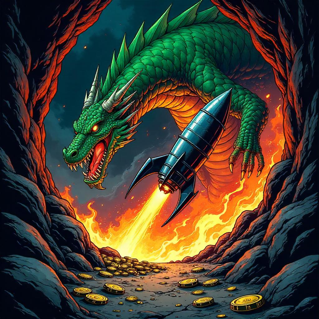 Rocket Clash in the Dragon's Lair