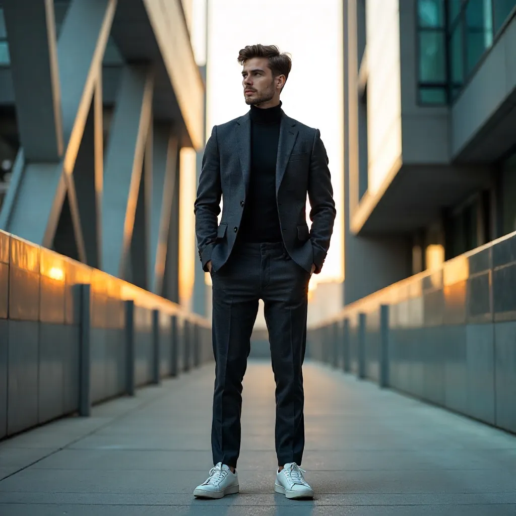 Urban Chic Portrait in Modern Architecture