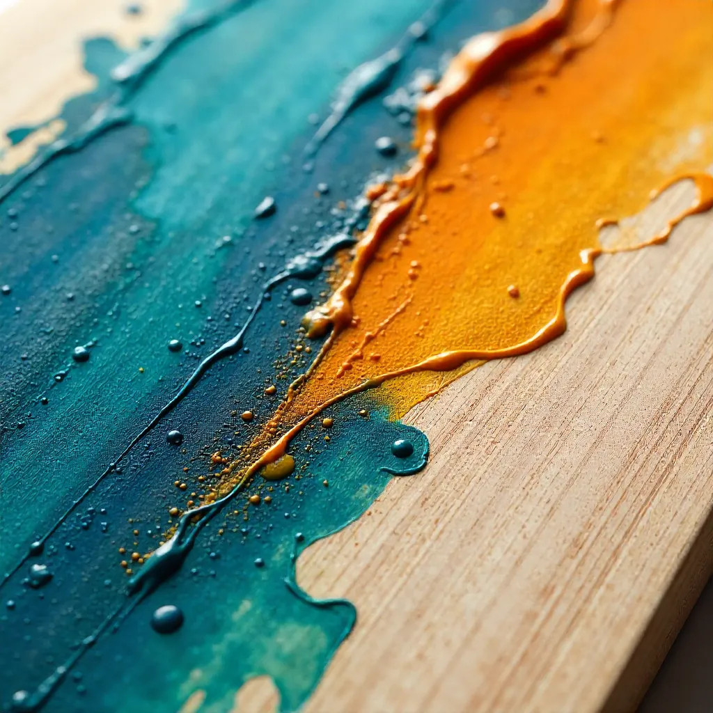 Abstract Artistic Board Stock Photo