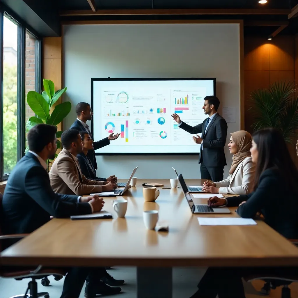Diverse Professionals in a Collaborative Business Meeting