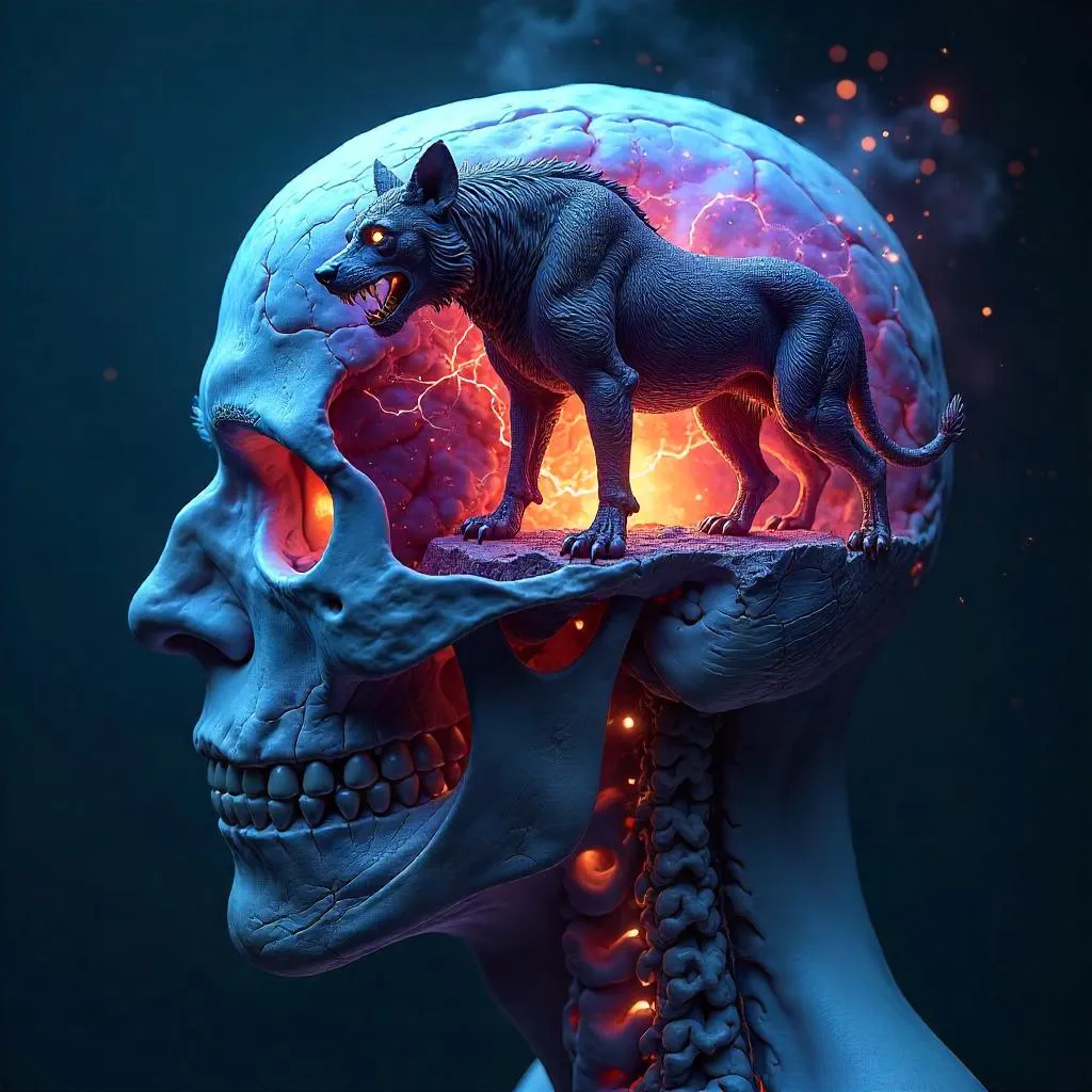 Three-Headed Cerberus Inside a Mind: Photoreal Vision