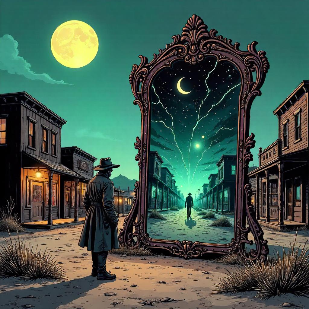 The Ghost Town's Magic Mirror