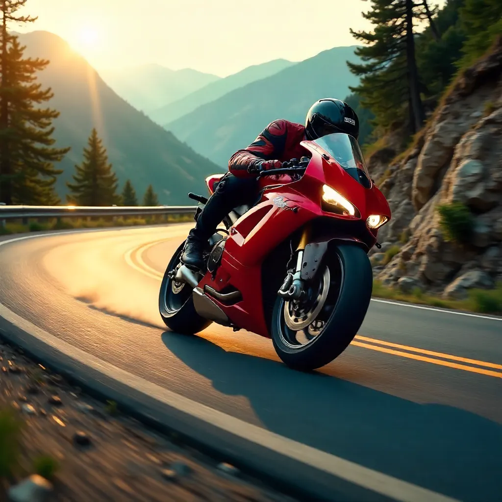 Panning Thunder on a Winding Mountain Road