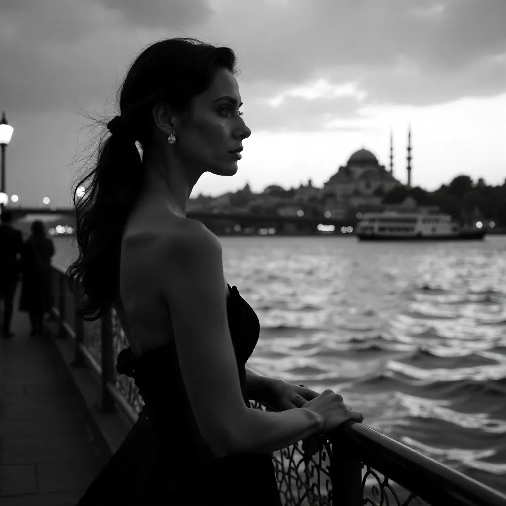 Noir Elegance by the Bosphorus
