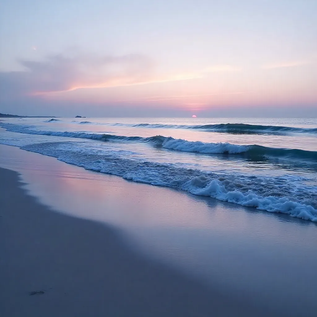 Twilight Calm: Gentle Ocean Waves