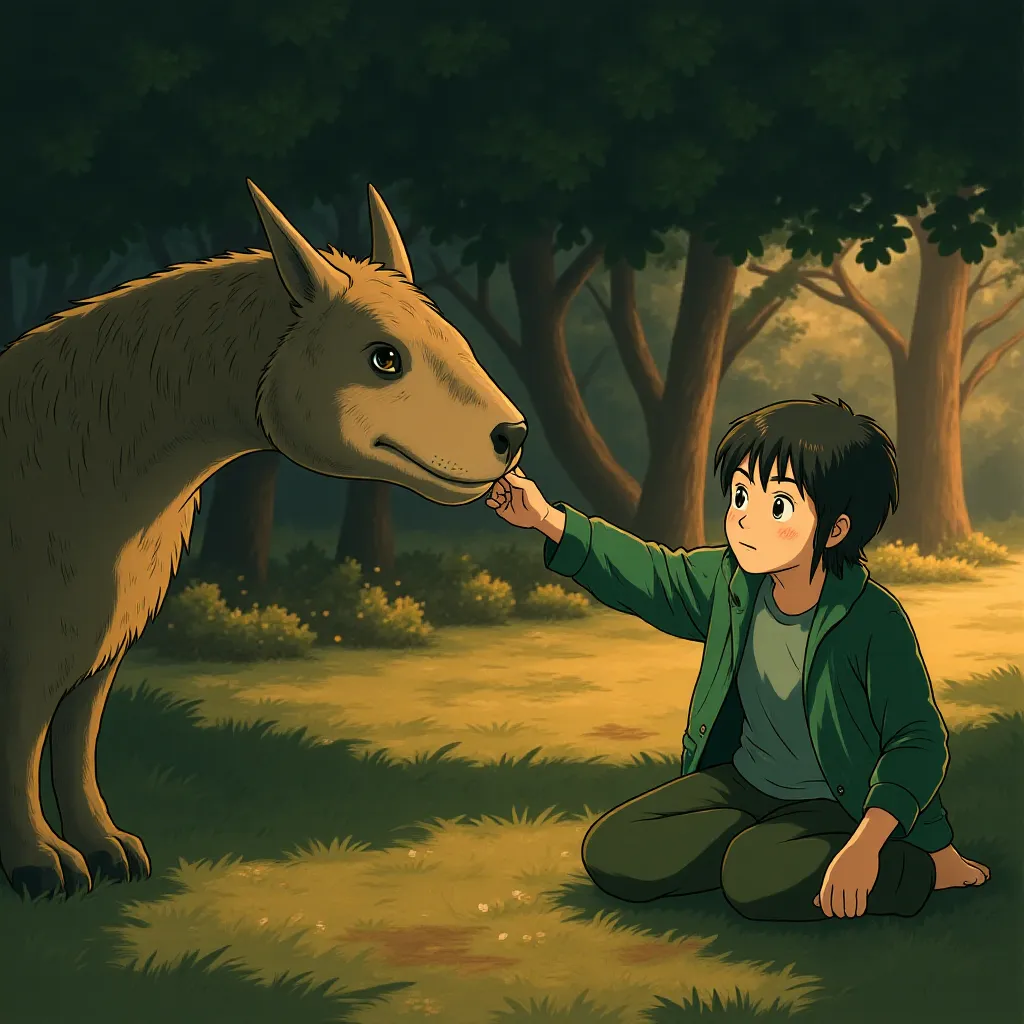Mason Thames in How to Train Your Dragon (2025) - Ghibli style