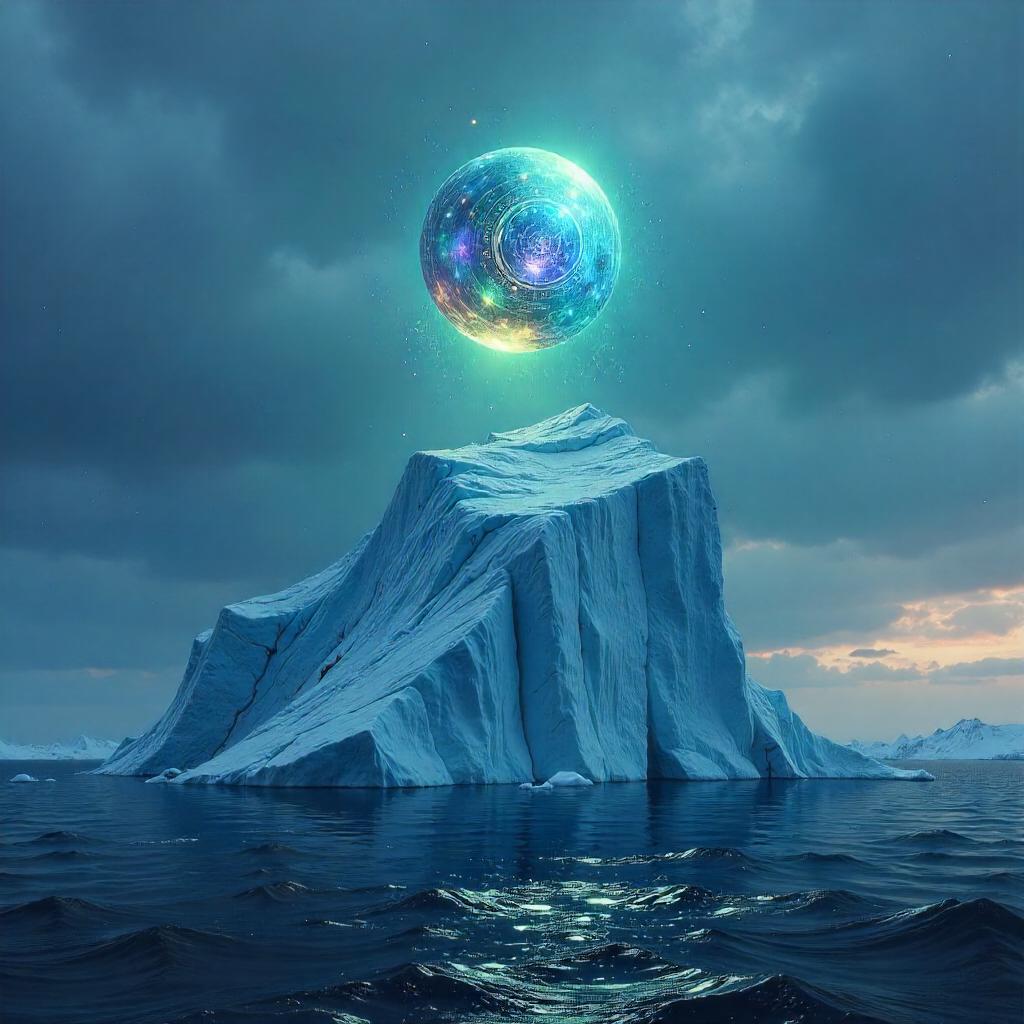Floating Icebound Orb - Concept Art