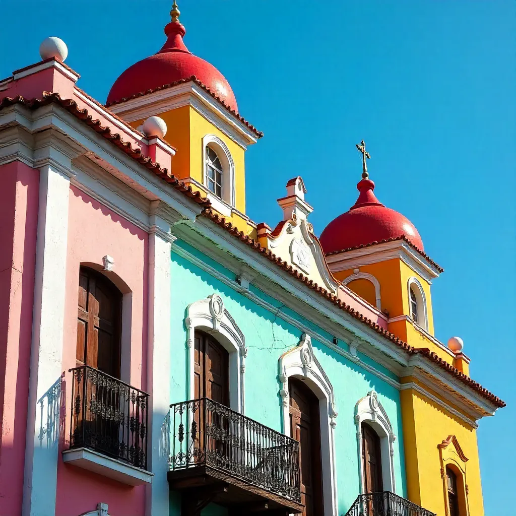 Close-Up: Puebla's Colorful Colonial Domes