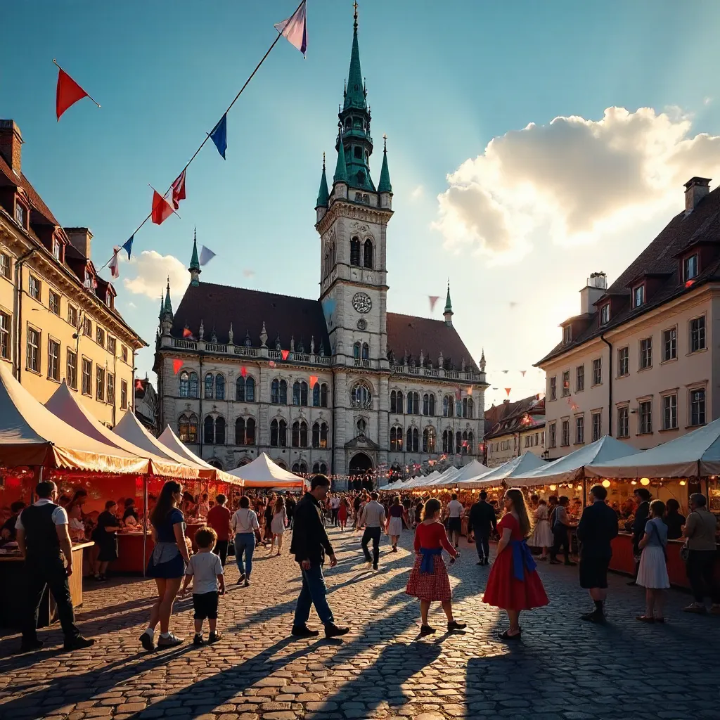 Vienna Rathaus Festival: Tents, Music, and City Cheer