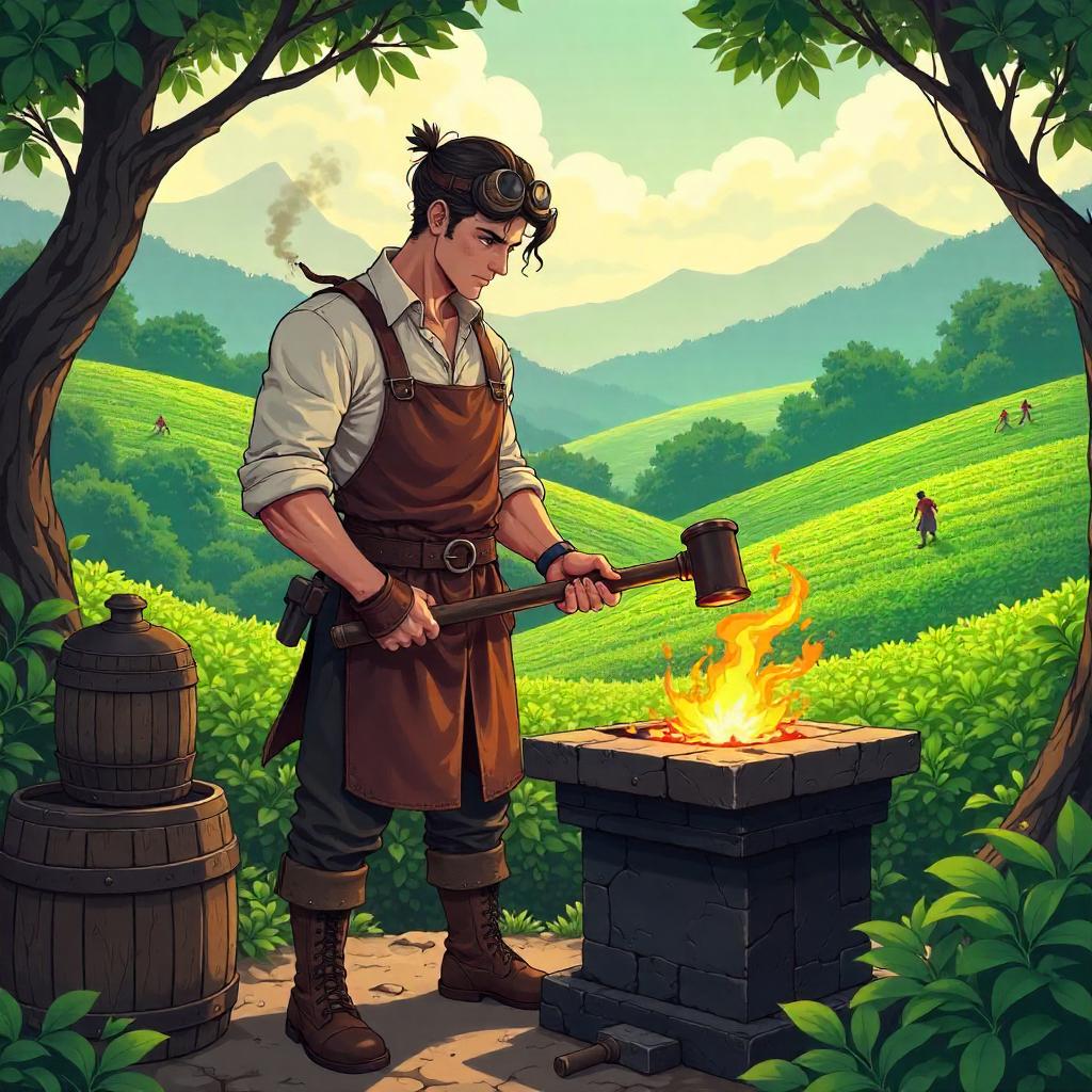 Blacksmith of the Tea Hills: Anime Forge