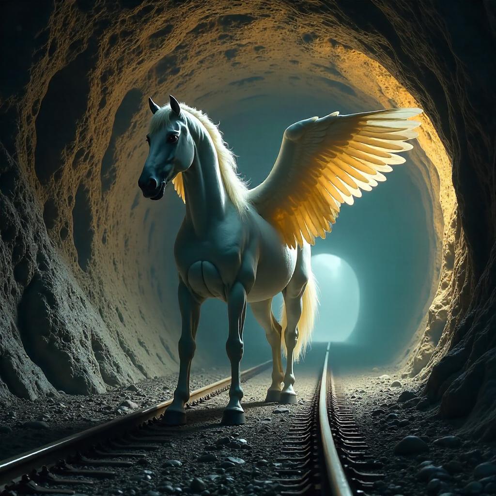 Pegasus in a Damp Underground Tunnel