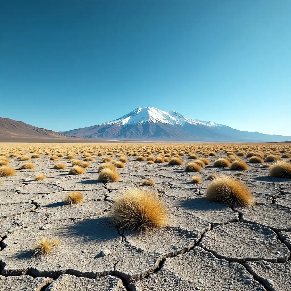 Endless Altiplano Over Atacama Desert