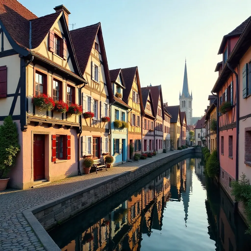 Colmar's Alsatian Timber-Framed Streets