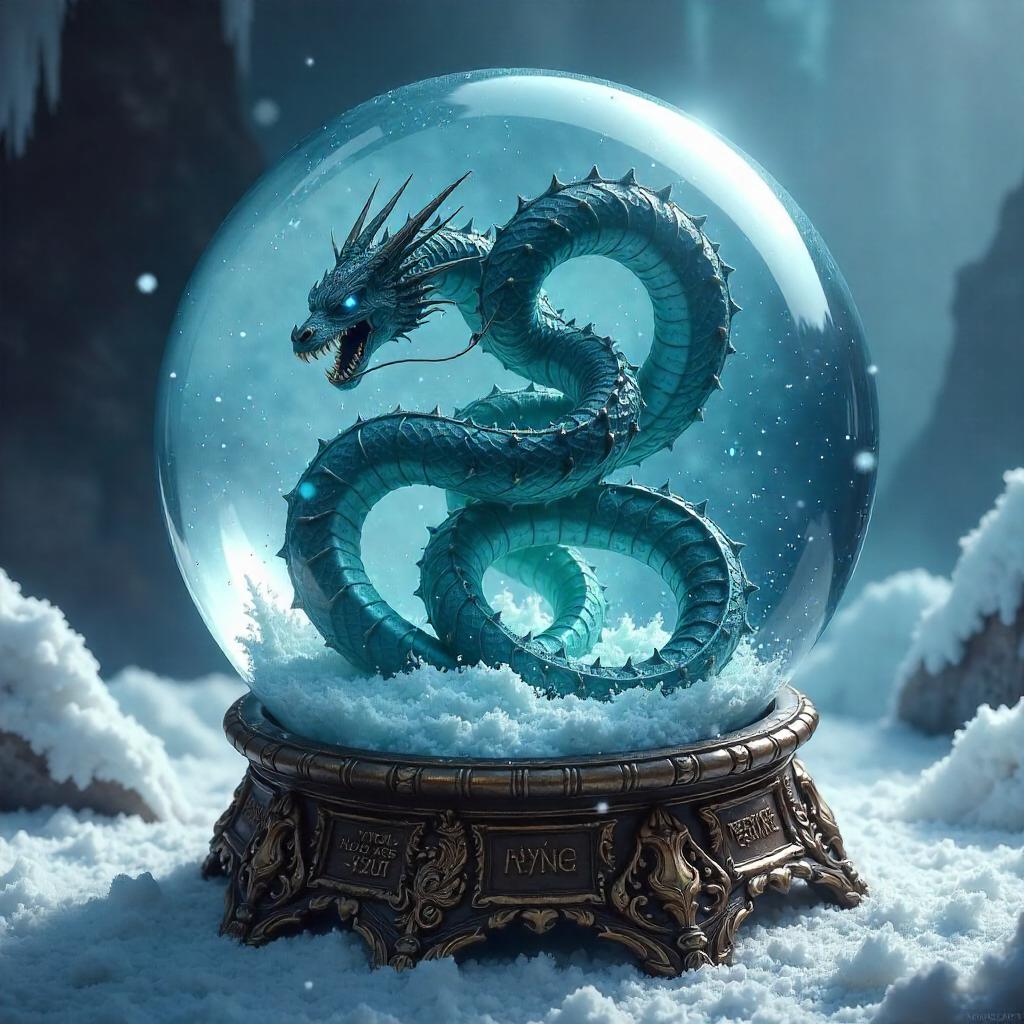 Hydra in a Snow Globe: Concept Art Scene