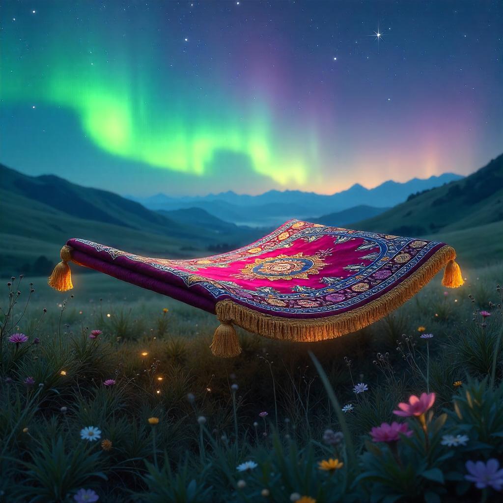 Aurora Fields: Photorealistic Magic Carpet