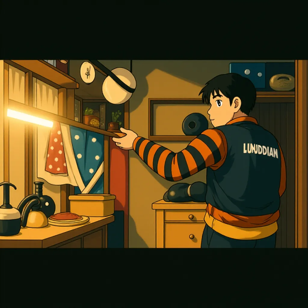 Tom Hardy in Havoc (2025) - Ghibli style