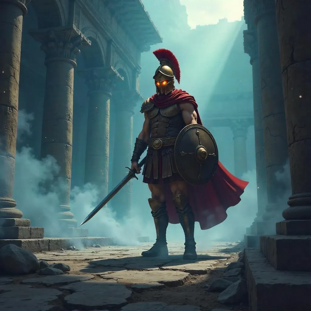 Gladiator in Dense Fog: Anime Arena Stance