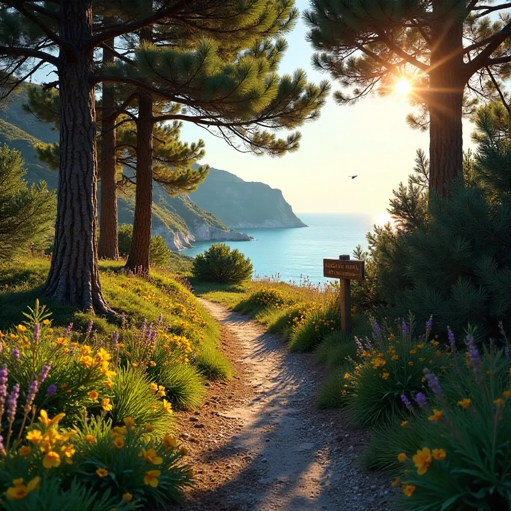 Serene Lopud Island Forest Trail for Nature Walks