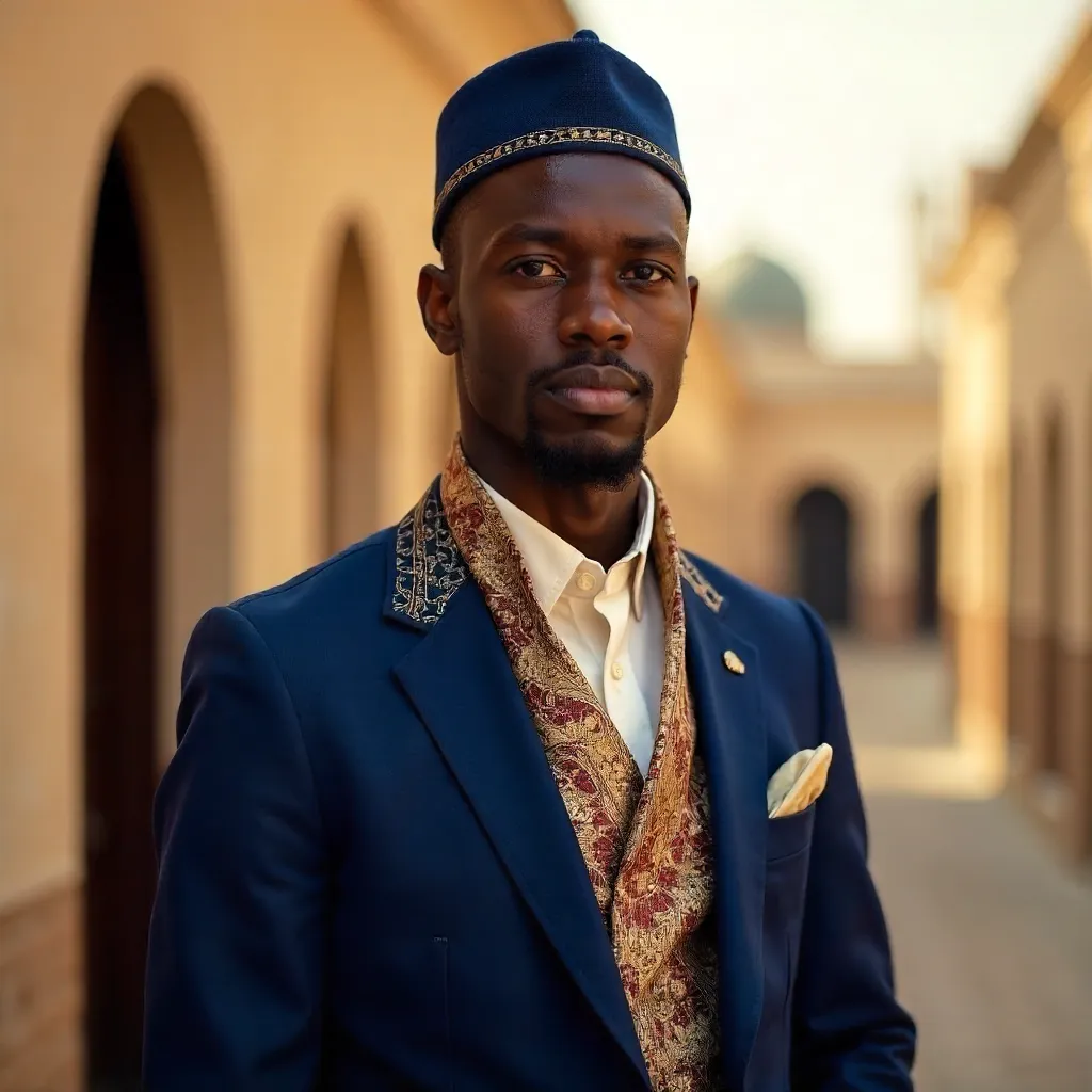 Elegant Hausa-Modern Portrait in Zaria