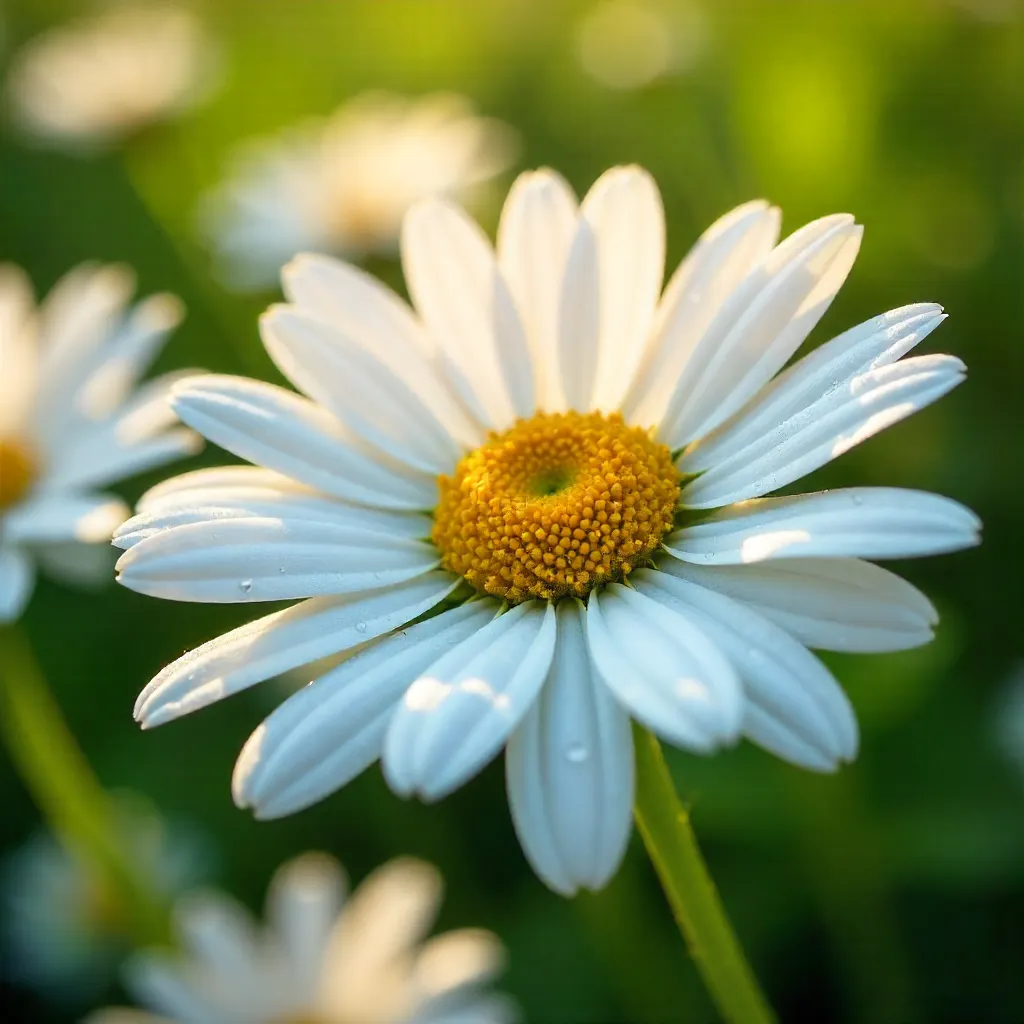Close-Up Daisies: Vibrant Spring Bloom