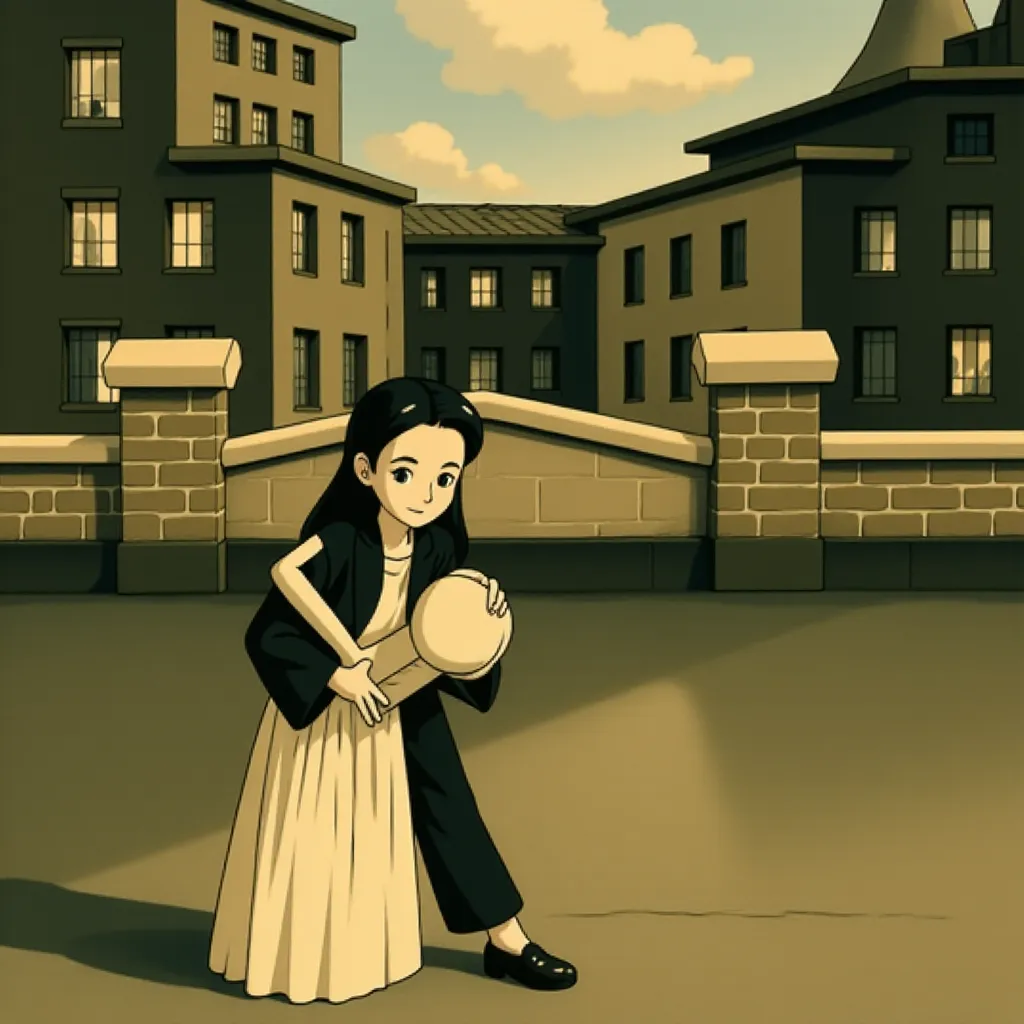 Joaquin Phoenix and Lady Gaga in Joker: Folie à Deux (2024) - Ghibli style