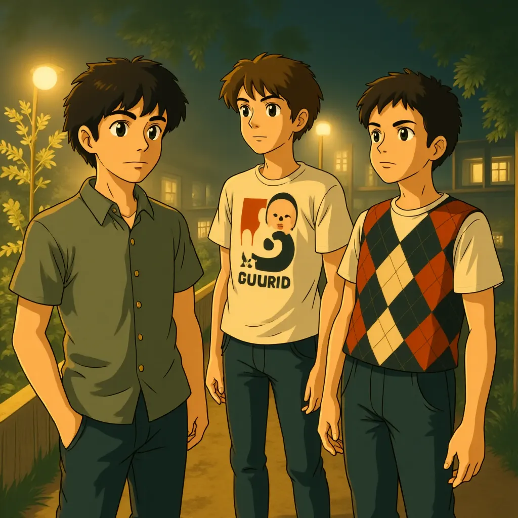 Thomas Mann, Oliver Cooper, and Jonathan Daniel Brown in Project X (2012) - Anime style