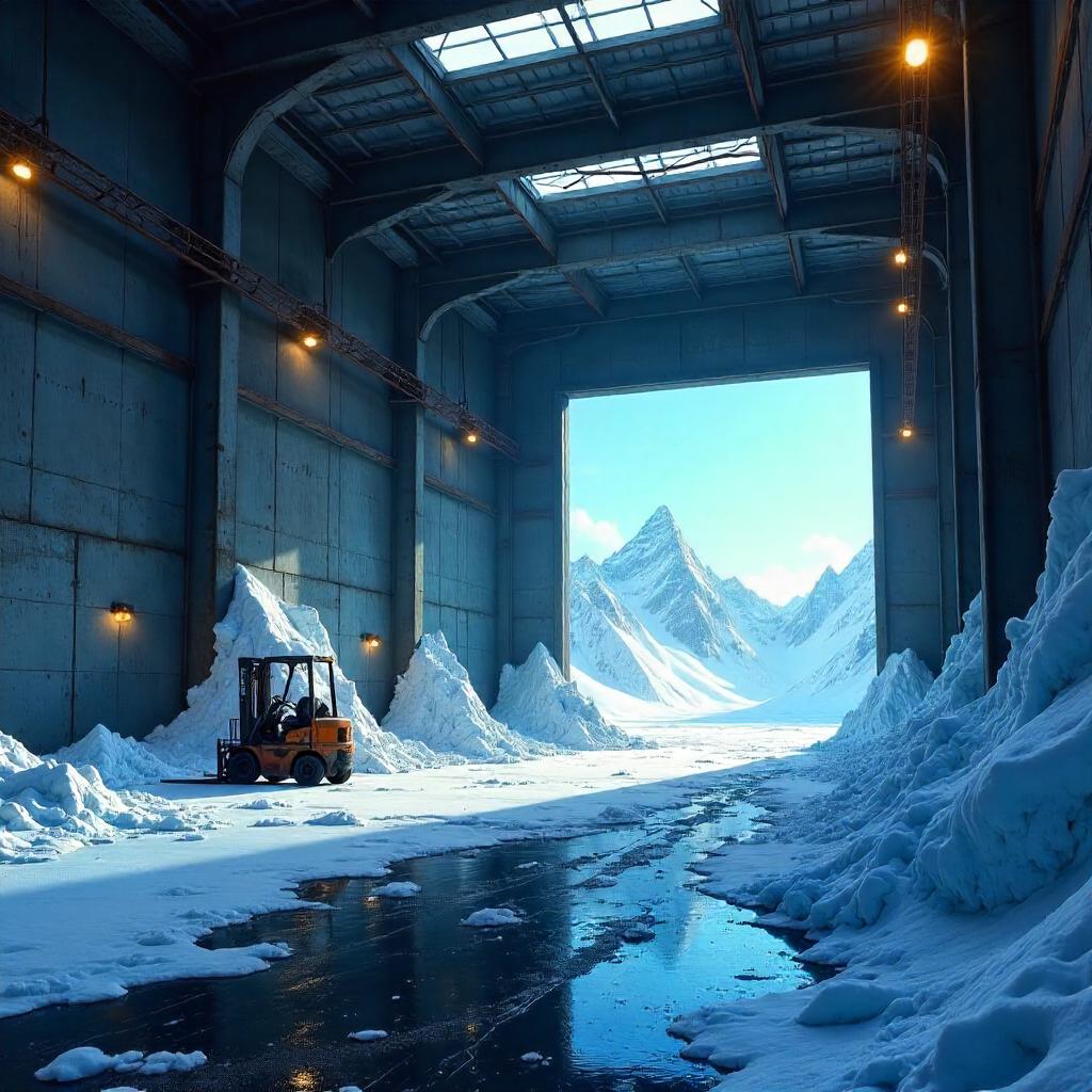 Tundra Inside a Warehouse: Digital Arctic Dream