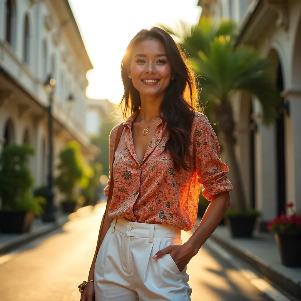 Sunlit Bandung Fashion Moment
