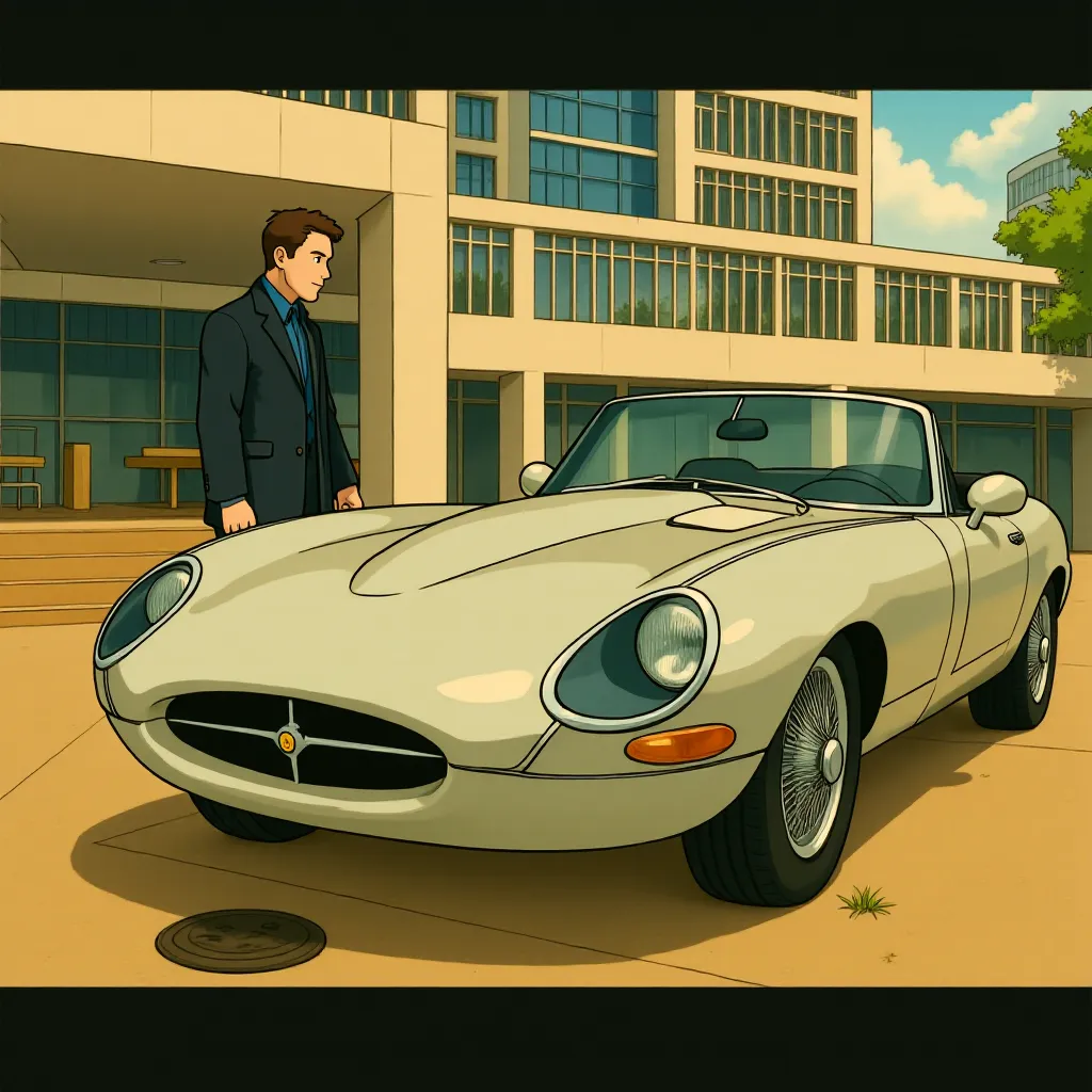 Justin Timberlake and Andrew Niccol in In Time (2011) - Anime style