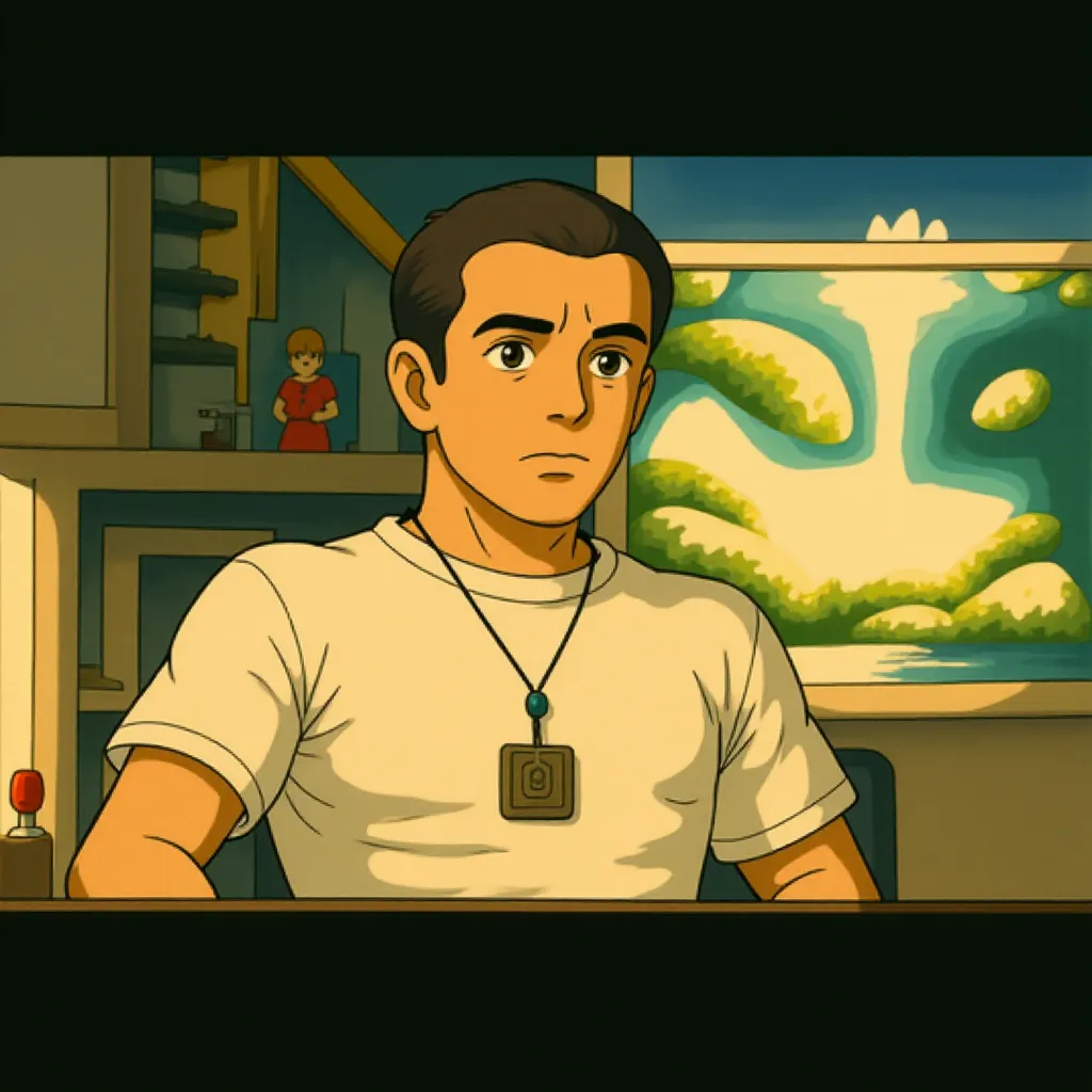 Cliff Curtis in Sunshine (2007) - Anime style