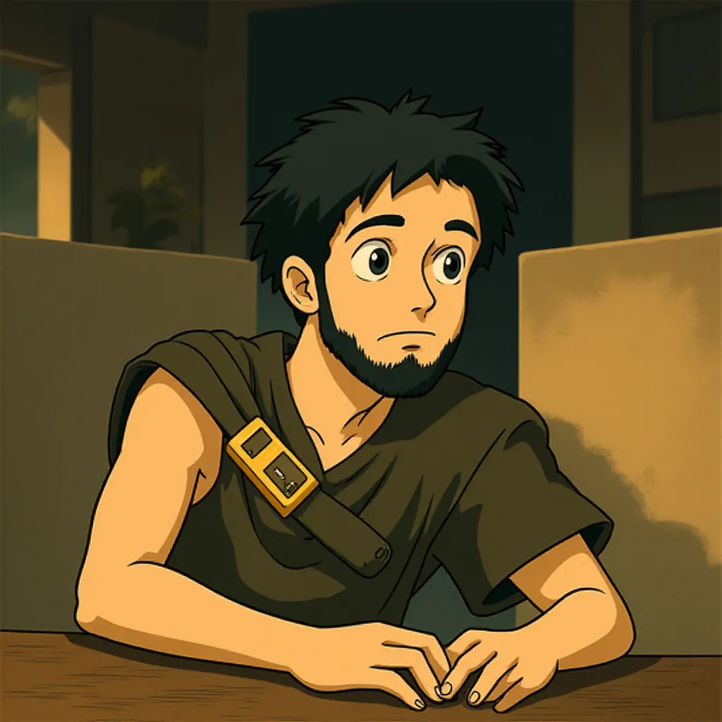 Gerard Butler in 300 (2006) - Anime style