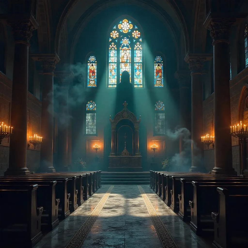 Shadow Entity in a Synagogue – Concept Art