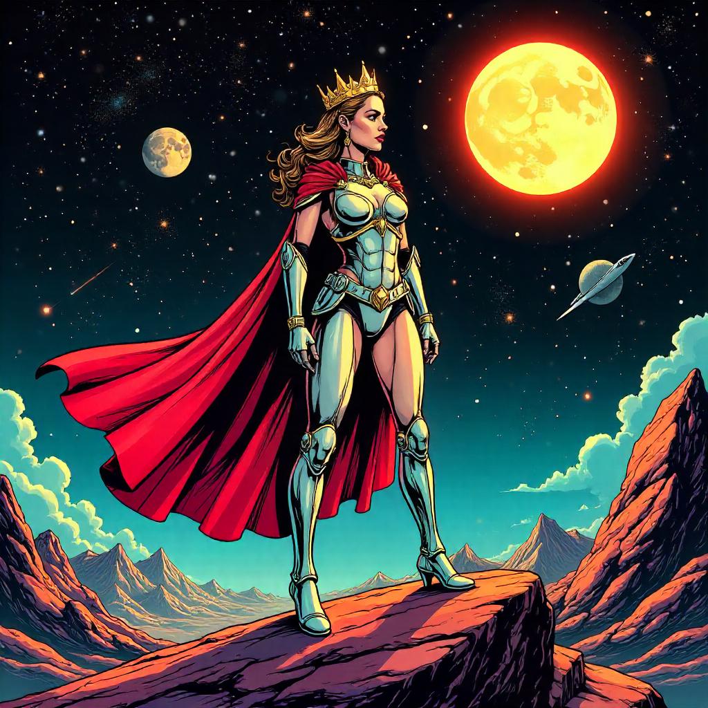 Starbound Princess: Cosmic Comic Queen Among the Stars