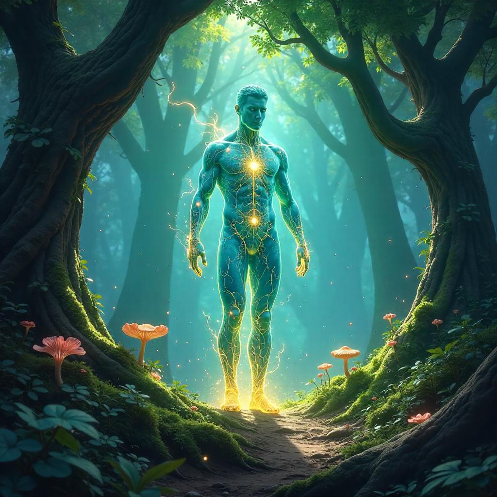 Energetic Being in an Enchanted Grove