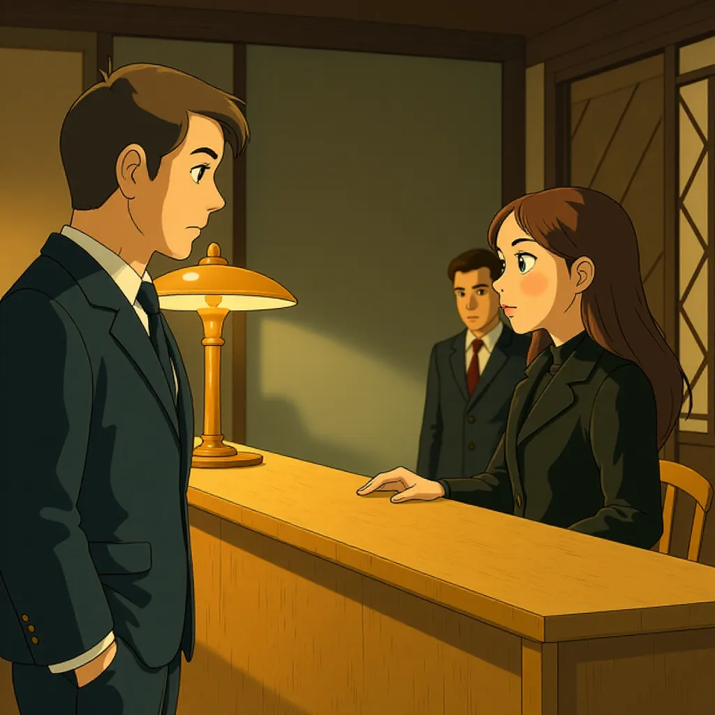 Ian McShane, Lance Reddick, and Ana de Armas in Ballerina (2025) - Ghibli style