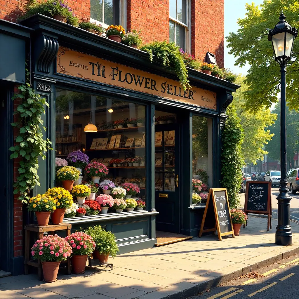 Exterior View of The Flower Seller, Muswell Hill