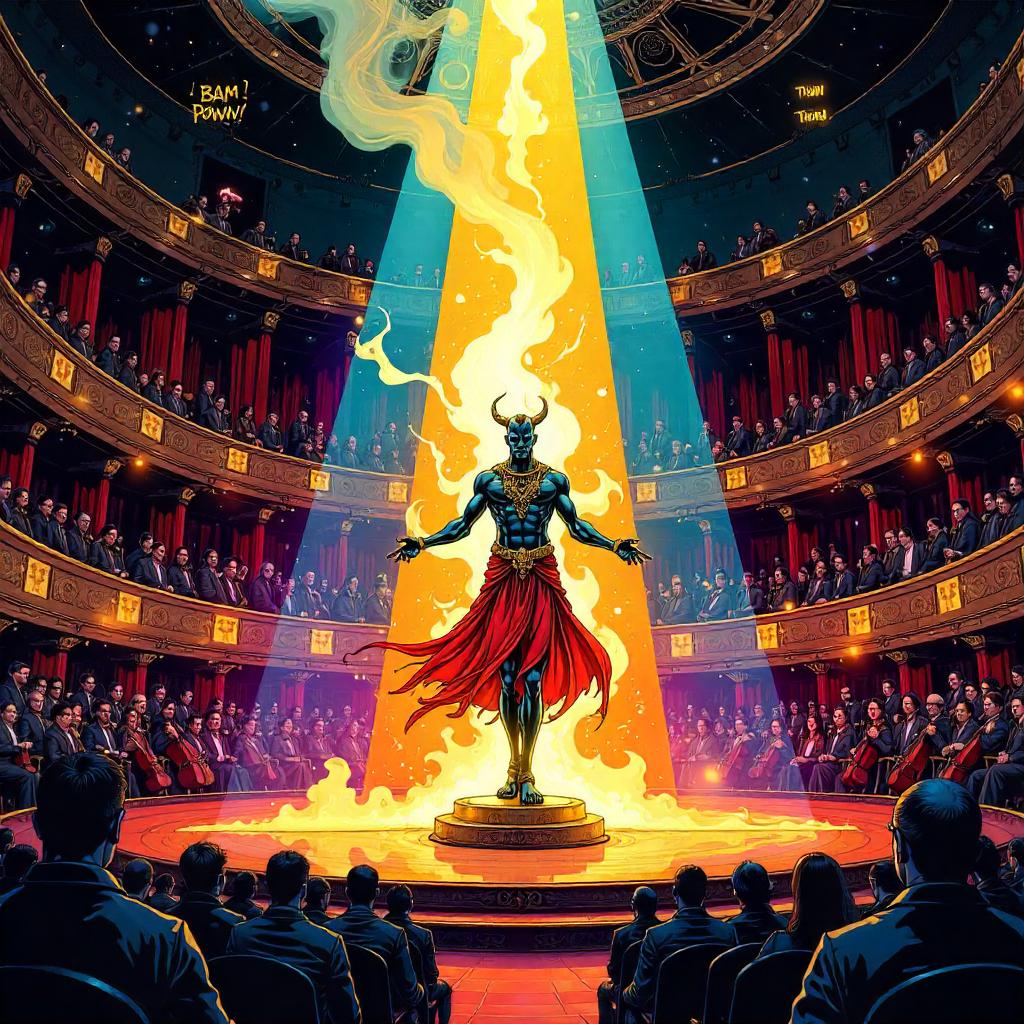 Genie in Halftone: Djinn on Stage