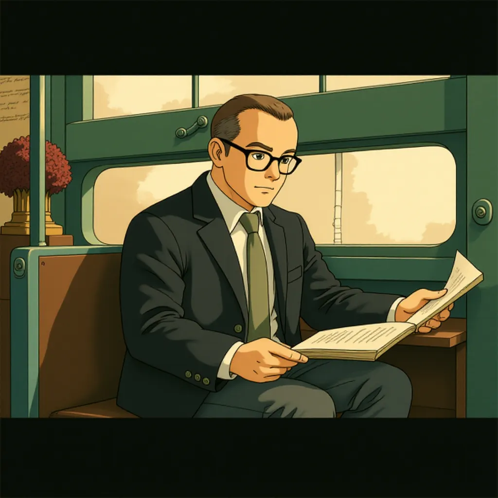 Tom Hanks in Bridge of Spies (2015) - Anime style