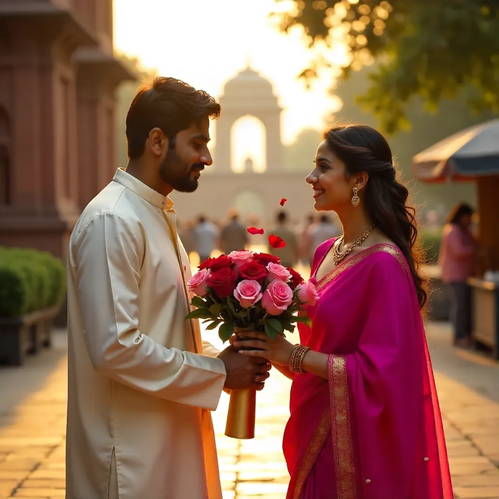 Rose Exchange in New Delhi: Love in Bloom